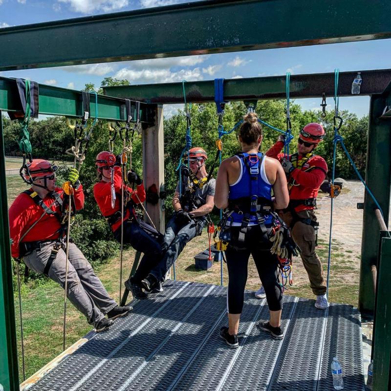 Elite Industrial Services team training and safety experts in action